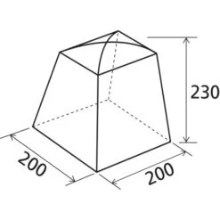 Cucinotto Brunner Chef II Outdoor 200X200 -Negozio Di Campeggio chef ii outdoor 200 x 200 3