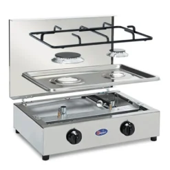 Parker® Fornello A Gas 2F Inox 6 Parker® Fornello A Gas 2F Inox -Negozio Di Campeggio fornello a gas inox 200 2