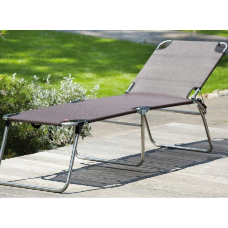 Lettino Amigo H.40 C/parasole 2 Lettino Amigo H.40 C/parasole - immagine 2