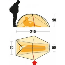 Tenda Ferrino Nemesi 1 -Negozio Di Campeggio nemesi 1 1 2