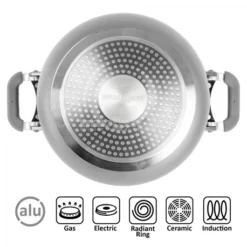 Pentole Brunner Fusion 7+1 Ø 22 11 Pentole Brunner Fusion 7+1 Ø 22 -Negozio Di Campeggio pentole brunner fusion 71 o 22 chiusura magnetica fondo ceramica antiaderente gas elettrico induzione 5