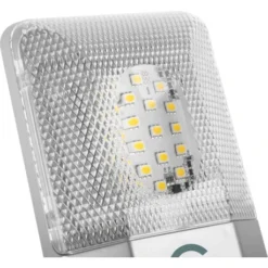 Plafoniera Brunner Auriga -Negozio Di Campeggio plafoniera brunner auriga involucro resistente 550 lumen 48 led 12