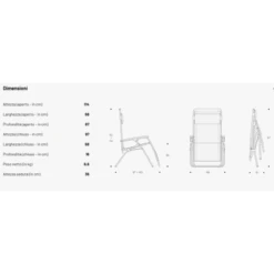 Poltrona Reclinabile LaFuma R Clip Ocean 5 Poltrona Reclinabile LaFuma R Clip Ocean -Negozio Di Campeggio sdraio reclinabile r clip ocean 3