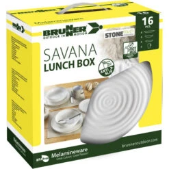 Brunner Lunch Box Savana 6 Brunner Lunch Box Savana -Negozio Di Campeggio set piatti lunch box savana brunner 2