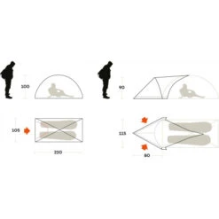 Tenda Ferrino Blizzard 2 -Negozio Di Campeggio tenda ferrino blizzard 2 spedizioni monotelo estreme nuova paleria 2