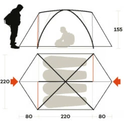 Tenda Ferrino Lhotse 4 -Negozio Di Campeggio tenda ferrino lhotse 4 quattro stagioni campo base isolamento termico aereazione comfort robustezza 3