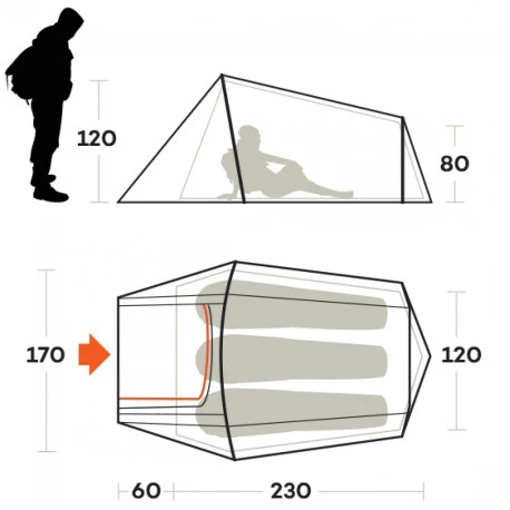 Tenda Ferrino Sling 3 2 Tenda Ferrino Sling 3 - immagine 2